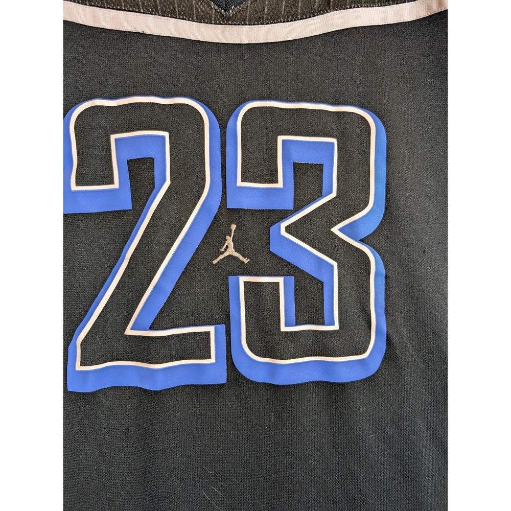 Vintage 2004 Air Jordan Black & White Lining 23 Jersey Size XXL - Picture 3 of 13